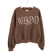 Unisex Lindex - Collegepaita, koko 134 - 140 - Ruskea ()