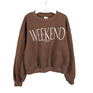 Unisex Lindex - Collegepaita, koko 134 - 140 - Ruskea (1)