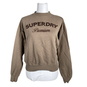 Naisten Superdry - Collegepaita, koko 34 - Ruskea (1)