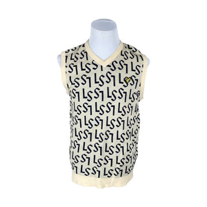 Miesten Lyle&Scott - Neuleliivi, koko M - Beige (1)