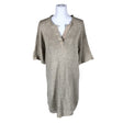 Naisten Stefanel - Neulemekko, koko 40 - Beige ()