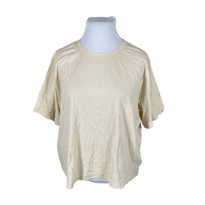 Naisten Dedicated - T-paita, koko 42 - Beige (1)