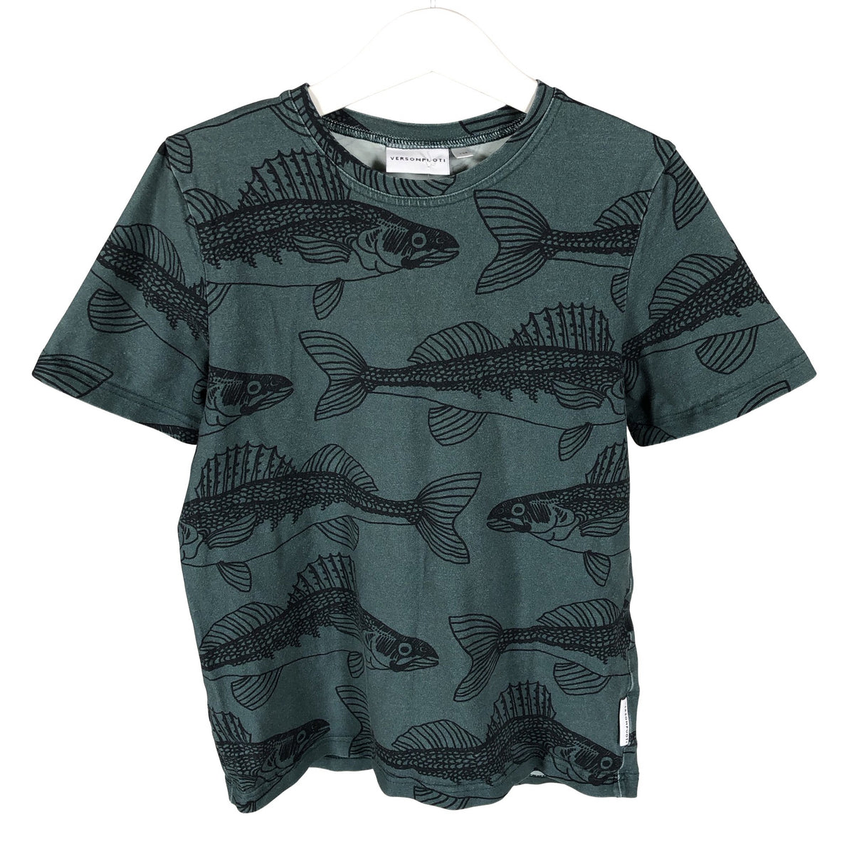 Unisex Versonpuoti - T-paita, koko 128 - 134 - Vihreä (1)