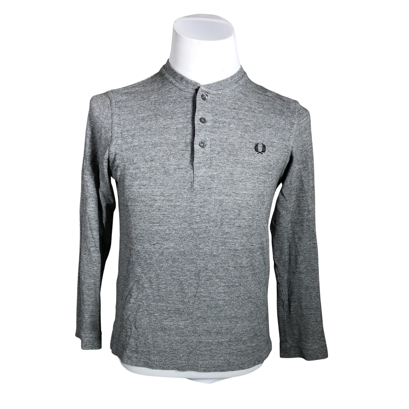 Miesten Fred Perry - Trikoopaita, koko S - Harmaa (1)