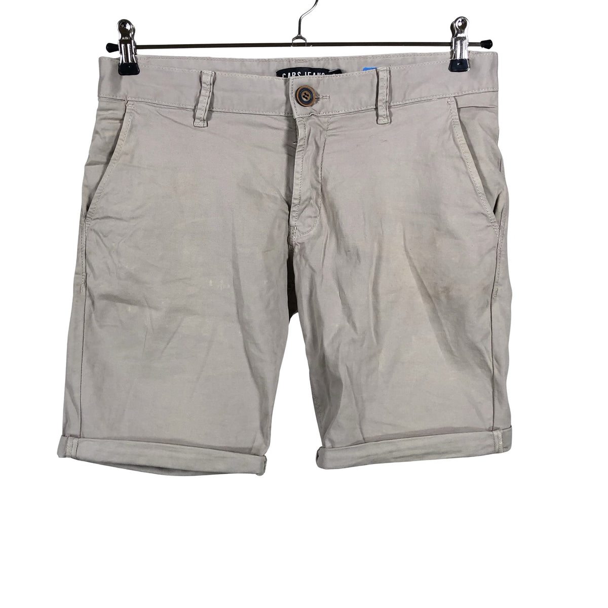 Miesten Cars Jeans - Shortsit, koko S - Beige (1)