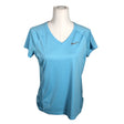 Naisten Nike - Urheilupaita, lyhyet hihat, koko 38 - Sininen ()