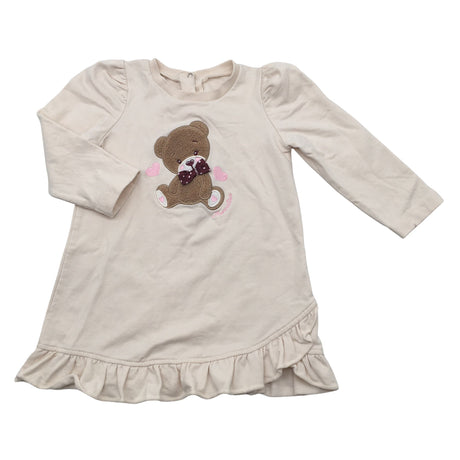 Tyttöjen Monnalisa - Collegemekko, koko 68 - 74 - Beige ()