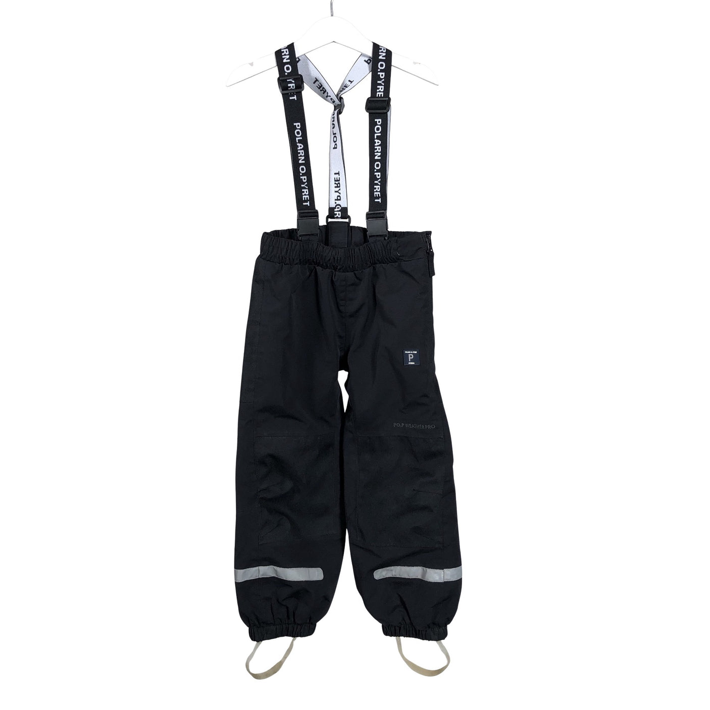 Unisex Polarn O. Pyret - Välikausihousut, koko 104 - 110 - Musta (1)
