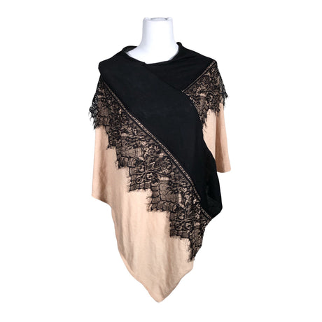 Naisten Cream - Poncho, koko 40 - Vaaleanpunainen ()
