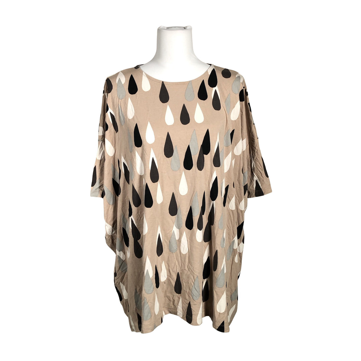 Naisten Marimekko - T-paita, koko 38 - Beige (1)