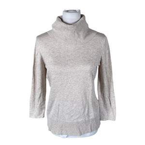 Naisten Mosaic - Neulepaita, koko 40 - Beige (1)