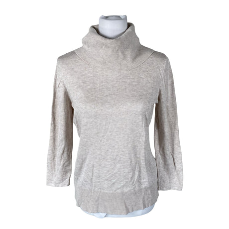 Naisten Mosaic - Neulepaita, koko 40 - Beige ()