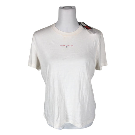 Naisten Tommy Jeans (Tommy Hilfiger) - T-paita, koko 40 - Valkoinen ()