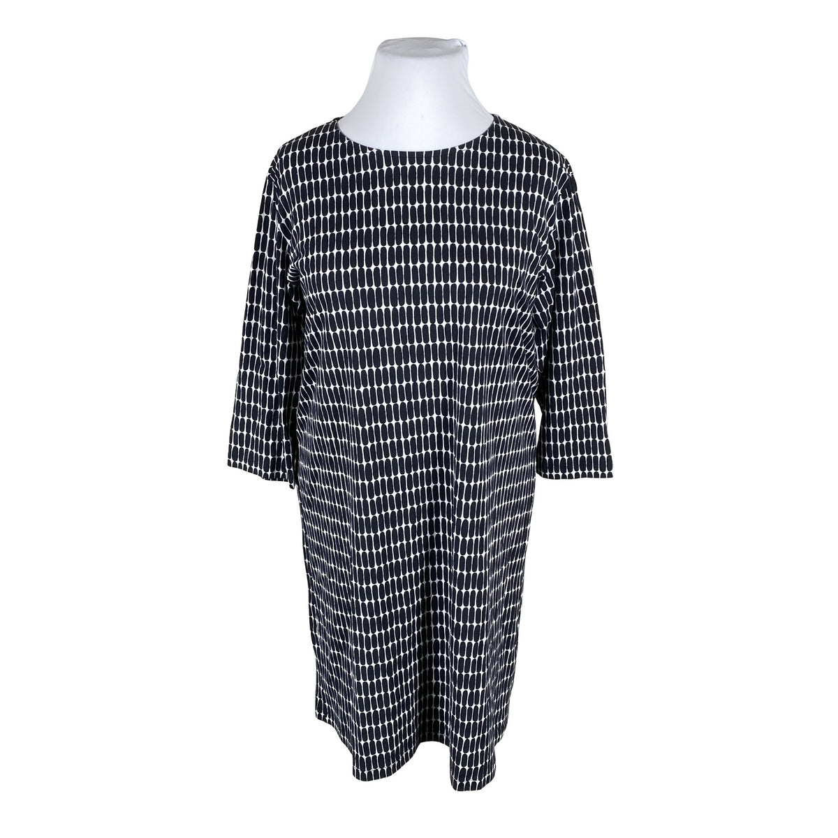Naisten Marimekko - Trikoomekko, koko 44 - Musta (1)