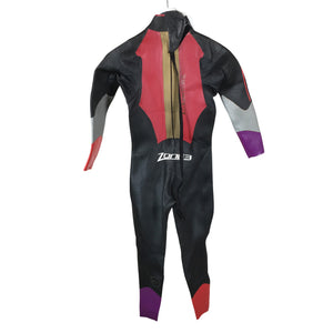 Unisex Zone3 - Märkäpuku, koko 146 - 152 - Musta (2)