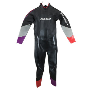 Unisex Zone3 - Märkäpuku, koko 146 - 152 - Musta (1)