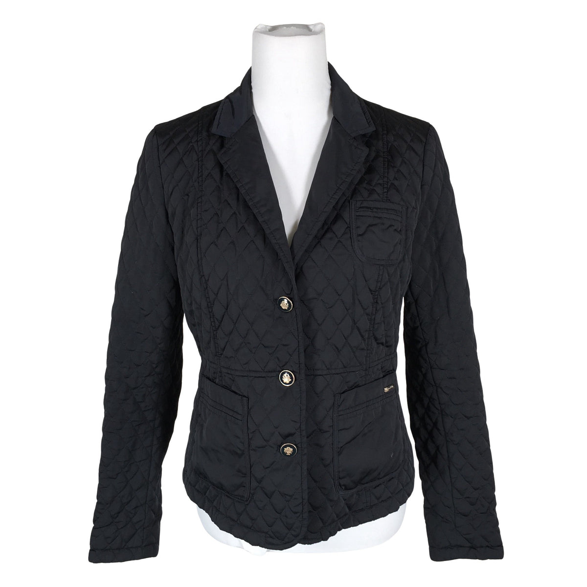 Naisten Massimo Dutti - Tikkitakki, koko 40 - Musta (1)