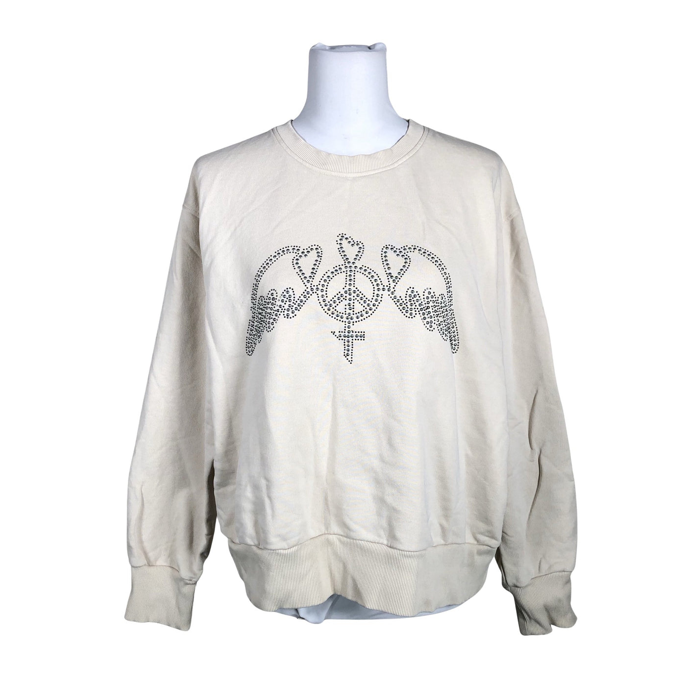 Naisten Mos Mosh - Collegepaita, koko 38 - Beige (1)