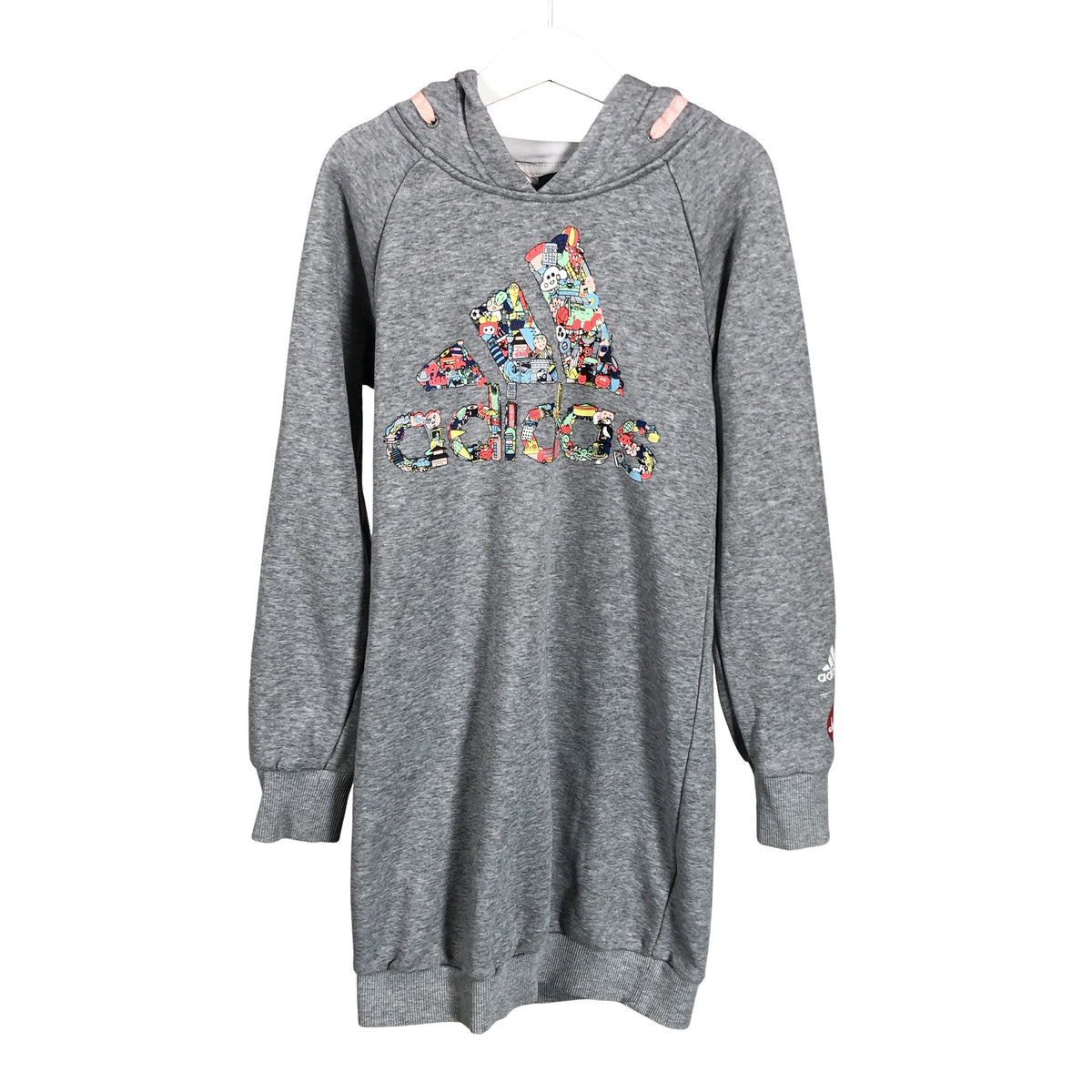 Unisex Adidas - Huppari, koko 134 - 140 - Harmaa (1)