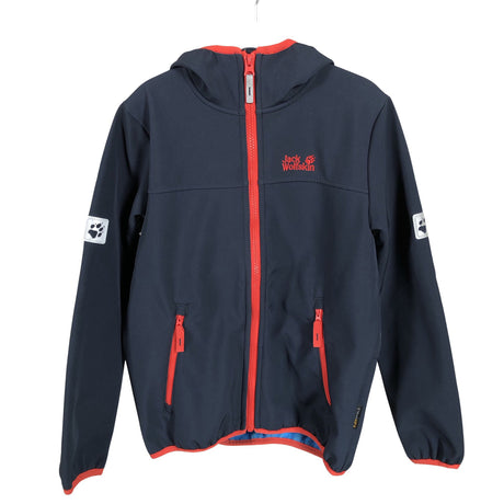 Unisex Jack Wolfskin - Softshell-takki, koko 134 - 140 - Sininen ()