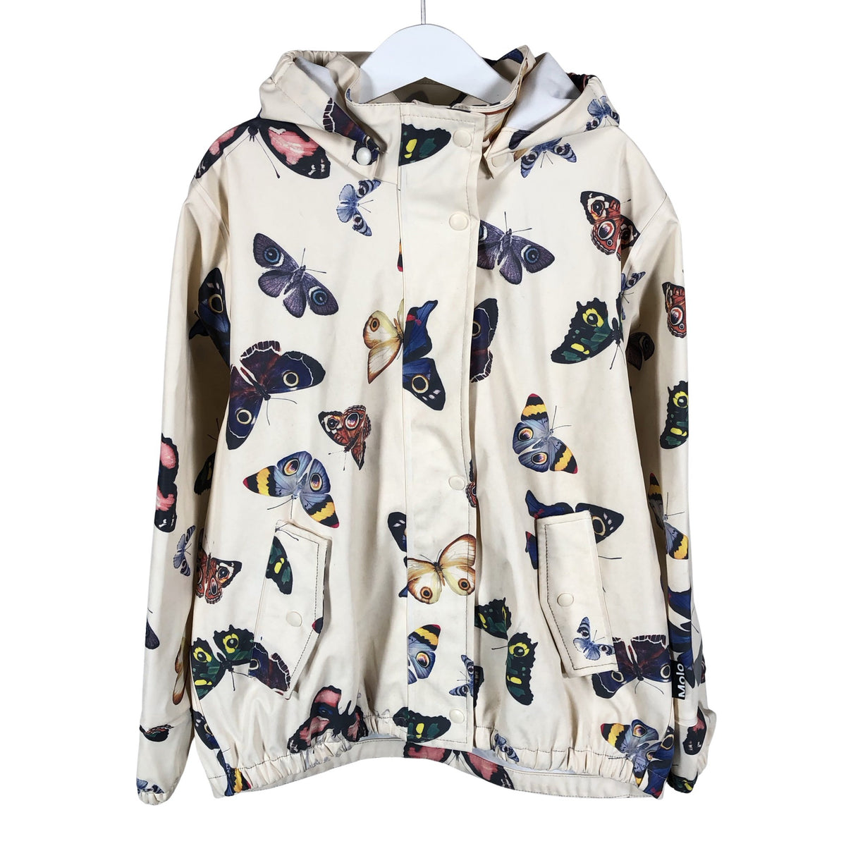 Tyttöjen Molo Kids - Sadetakki, koko 134 - 140 - Beige (1)