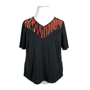 Naisten Atelier Creation - Trikoopaita, koko 46 - Musta (1)