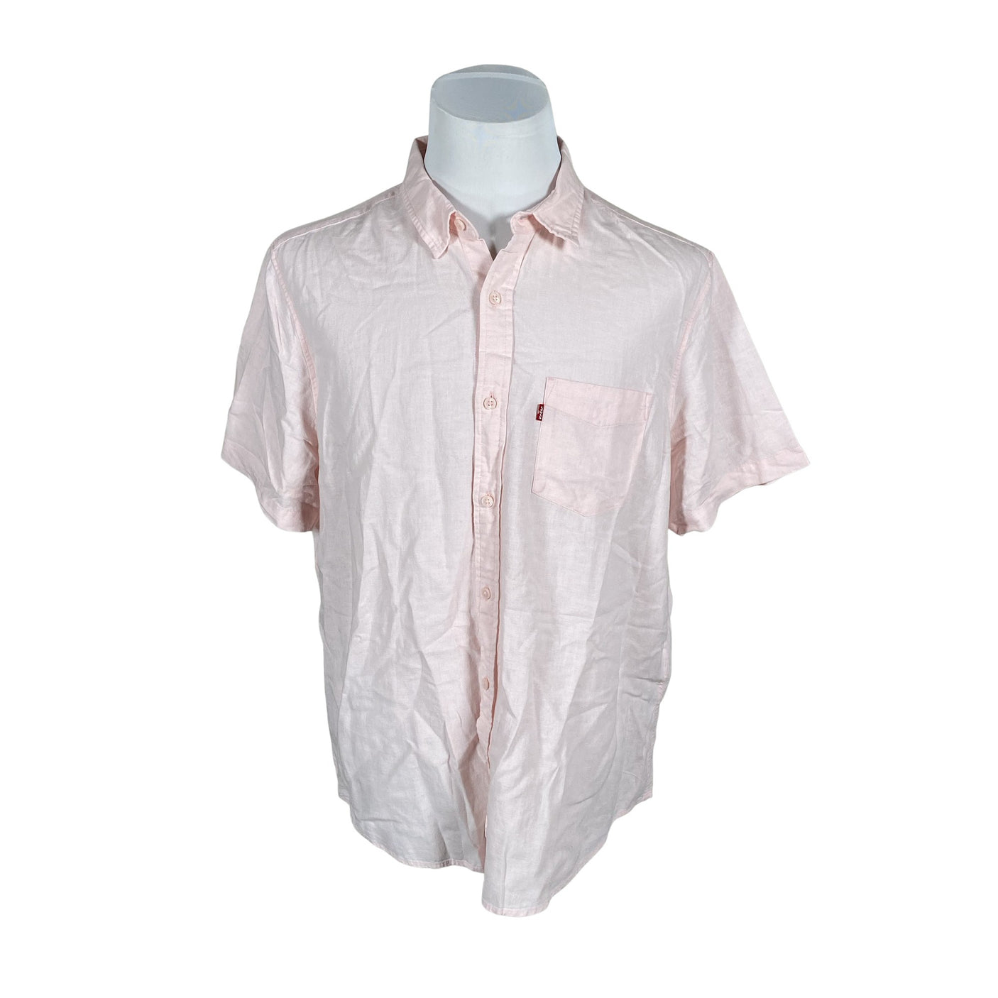 Miesten Levi's - Kauluspaita, koko XL - Vaaleanpunainen (1)
