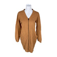 Naisten NOSH - Neuletakki, koko 38 - Ruskea ()