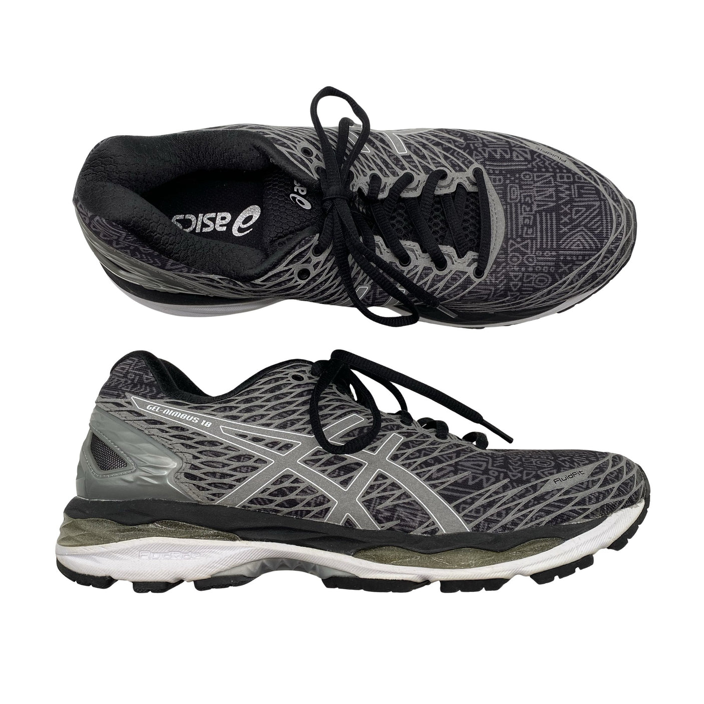 Naisten Asics - Juoksukengät, koko 41 - Musta (1)