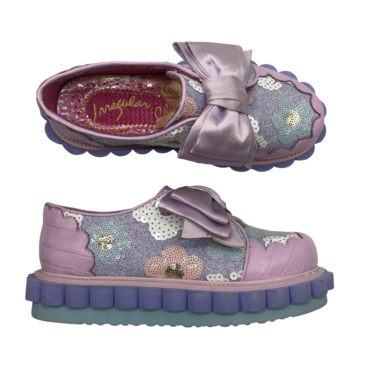 Naisten Irregular Choice - Loaferit, koko 37 - Violetti (1)