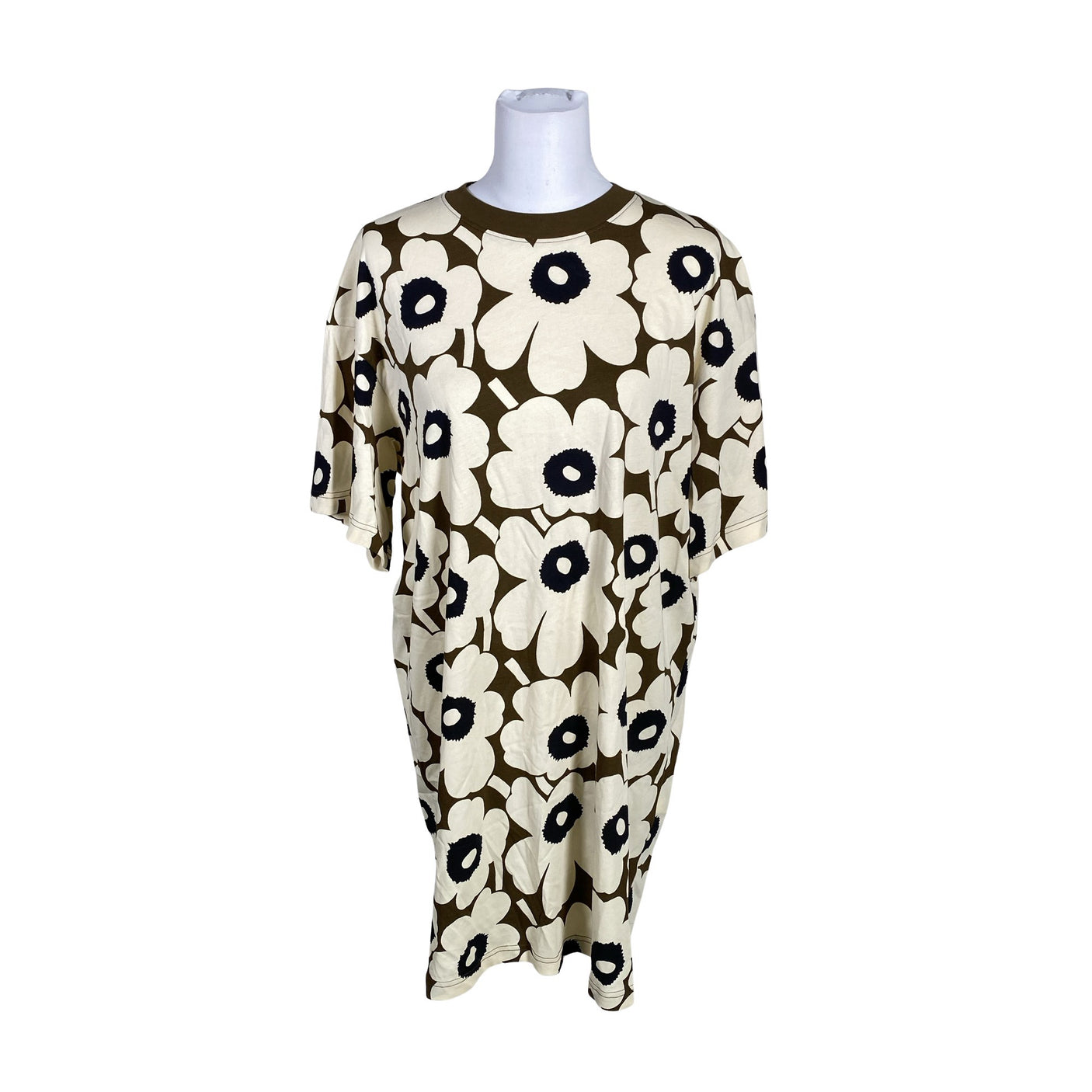 Naisten Marimekko - Trikoomekko, koko 38 - Ruskea (1)