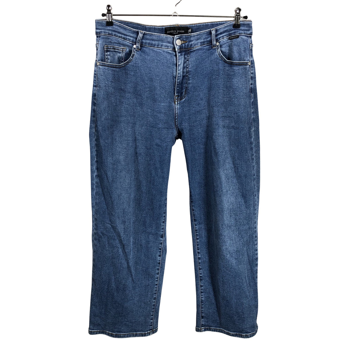 Naisten Perfect Jeans - Farkut, koko W28 - Sininen (1)