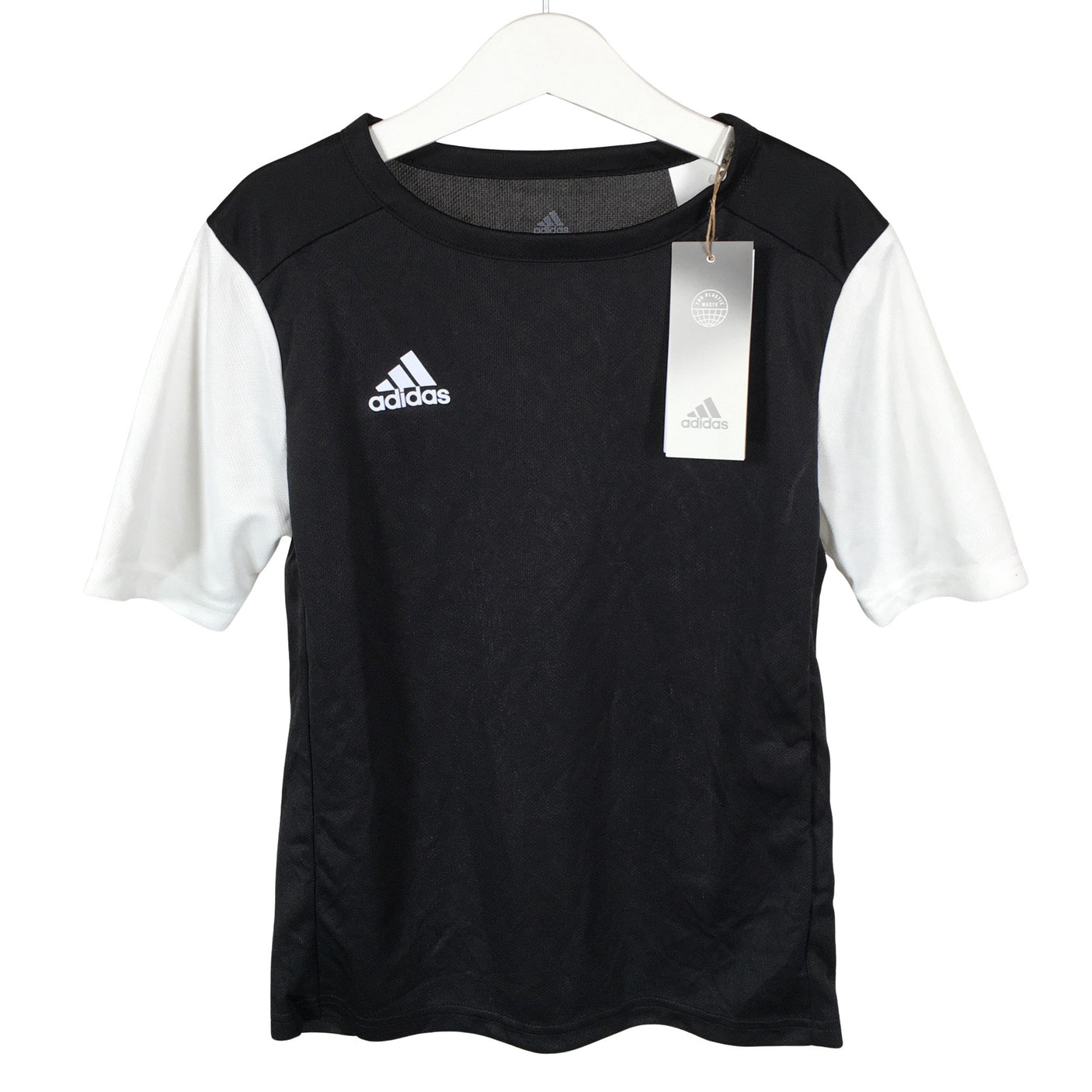 Unisex Adidas - Urheilupaita, lyhyet hihat, koko 134 - 140 - Musta (1)
