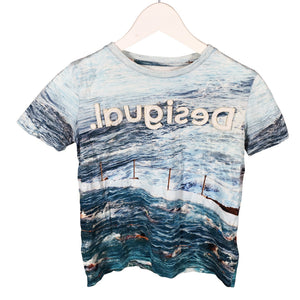 Unisex Desigual - T-paita, koko 146 - 152 - Vaaleansininen (1)