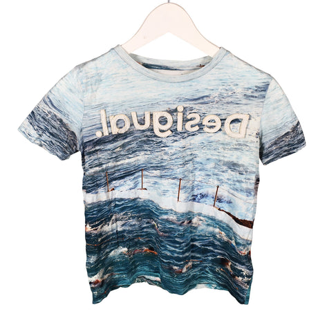 Unisex Desigual - T-paita, koko 146 - 152 - Vaaleansininen ()