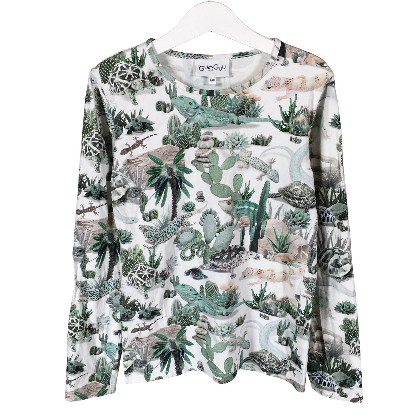Unisex Gugguu - Trikoopaita, koko 134 - 140 - Vihreä (1)
