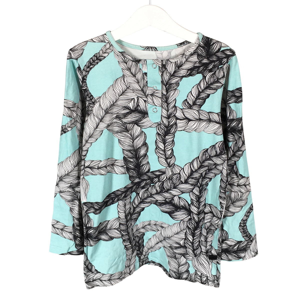 Unisex Vimma - Trikoopaita, koko 122 - 128 - Vaaleansininen (1)