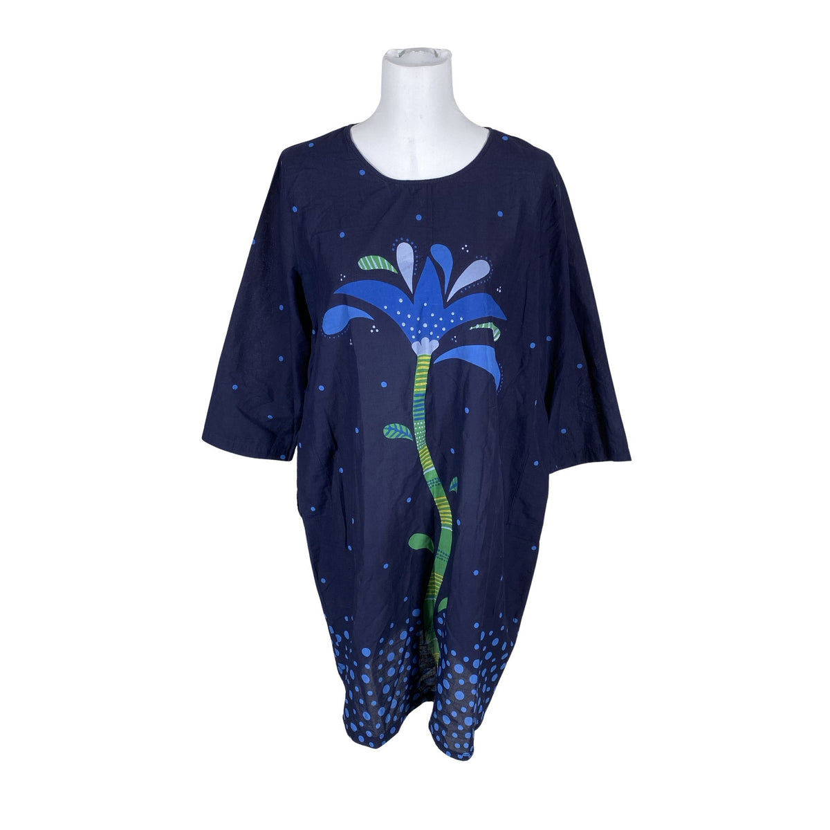 Naisten Gudrun Sjöden - Kangasmekko, koko 38 - Sininen (1)