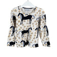 Unisex Marimekko - Trikoopaita, koko 104 - 110 - Luonnonvalkoinen ()