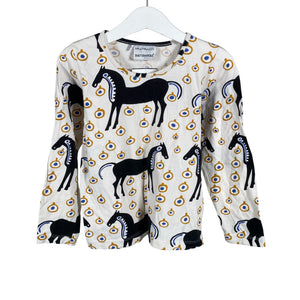 Unisex Marimekko - Trikoopaita, koko 104 - 110 - Luonnonvalkoinen (1)