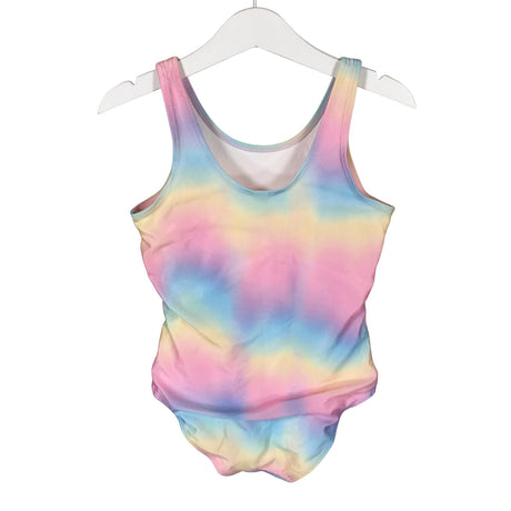 Tyttöjen Lindex - Uimapuku, koko 122 - 128 - Pinkki (2)