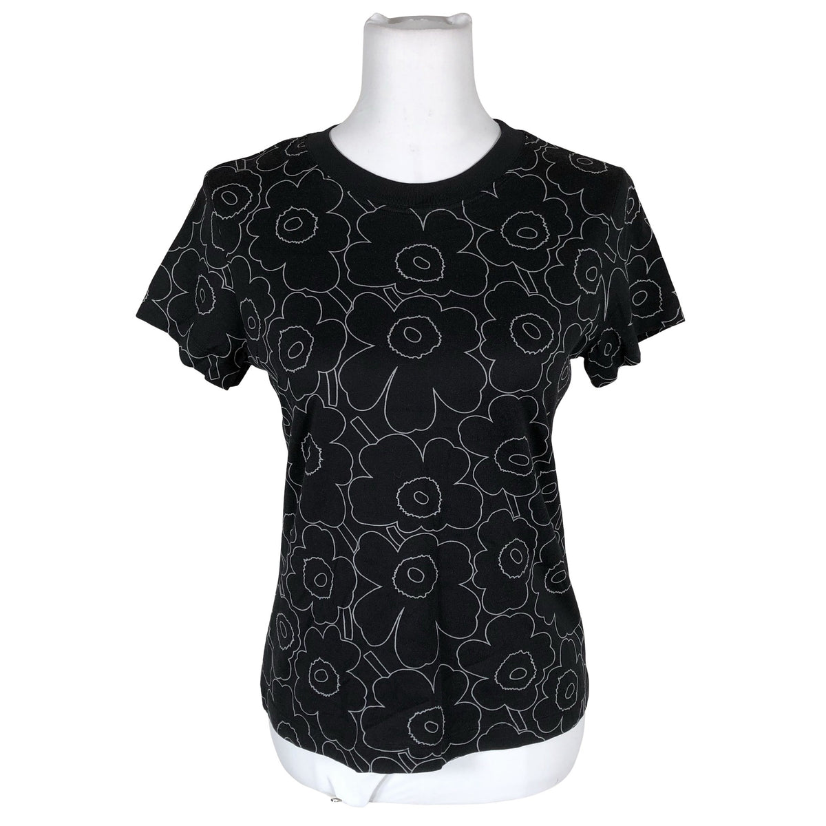 Naisten Marimekko - T-paita, koko 36 - Musta (1)