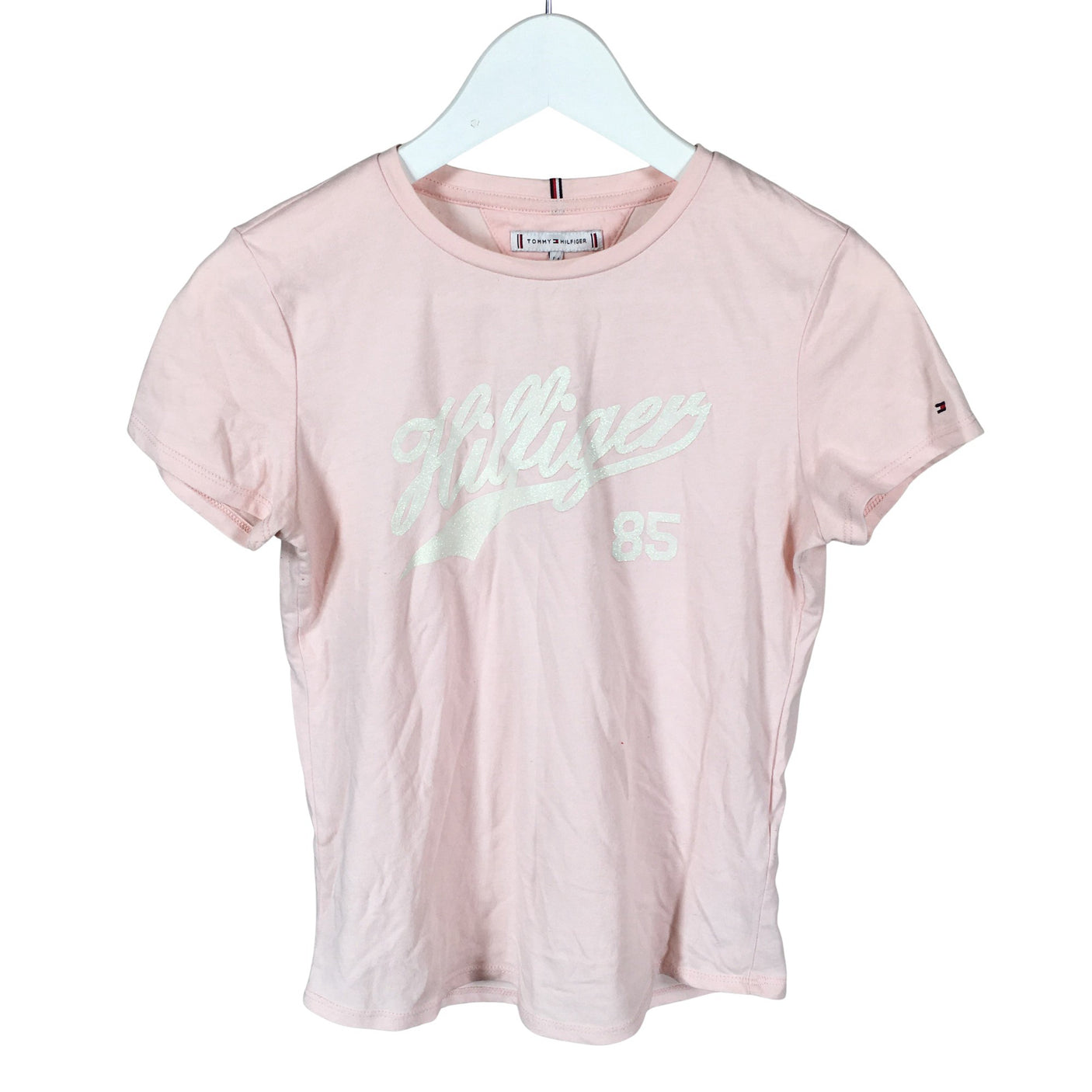 Tyttöjen Tommy Hilfiger - T-paita, koko 170 - 176 - Vaaleanpunainen (1)