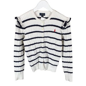 Tyttöjen Polo Ralph Lauren - Neuletakki, koko 158 - 164 - Valkoinen (1)