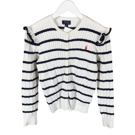 Tyttöjen Polo Ralph Lauren - Neuletakki, koko 158 - 164 - Valkoinen ()