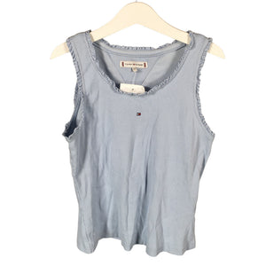 Tyttöjen Tommy Hilfiger - Trikootoppi, koko 146 - 152 - Vaaleansininen (1)