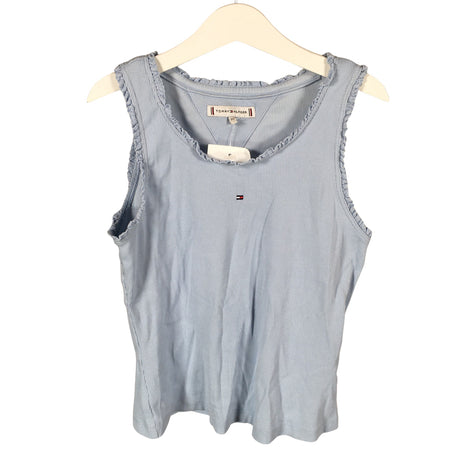 Tyttöjen Tommy Hilfiger - Trikootoppi, koko 146 - 152 - Vaaleansininen ()