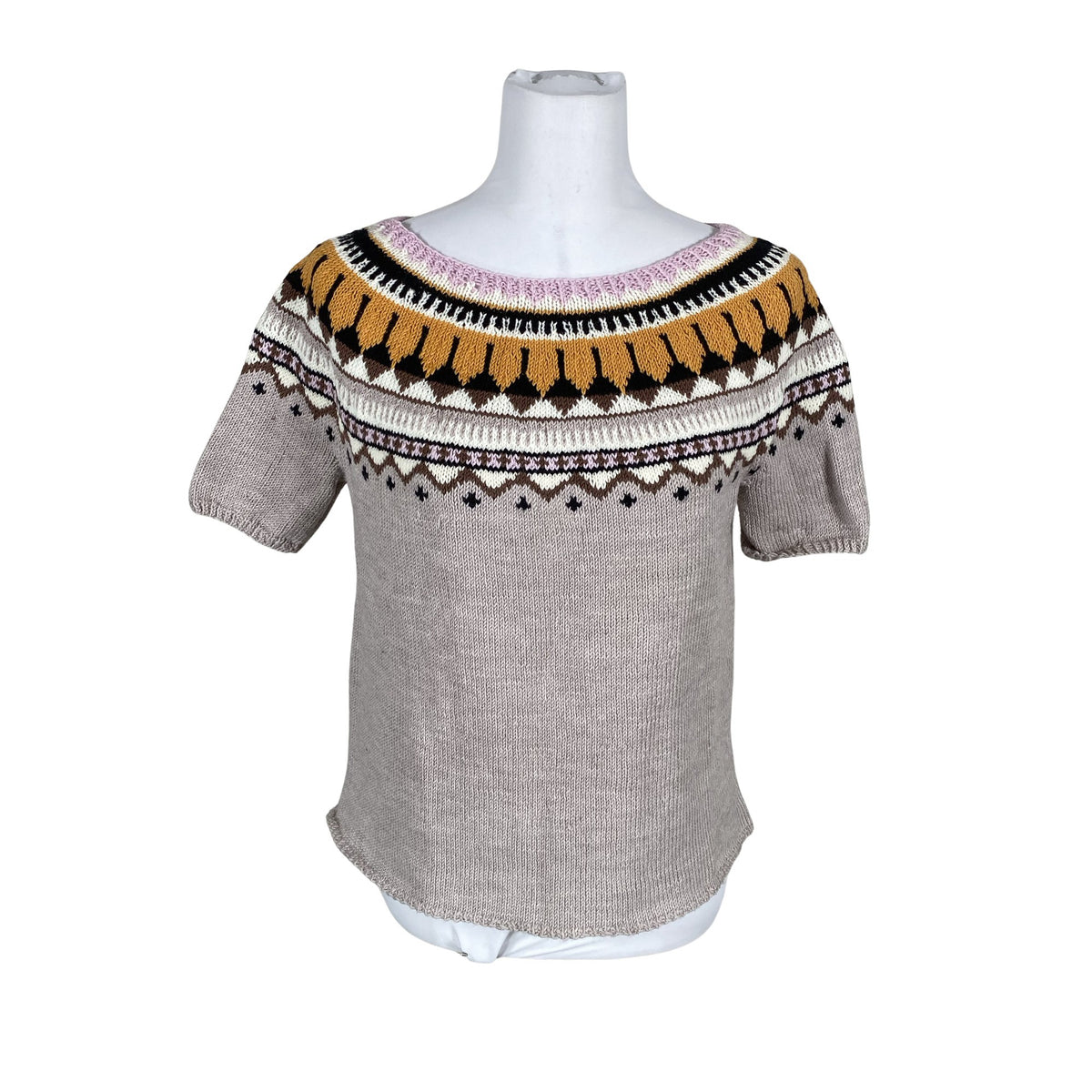 Naisten Handmade - Neulepaita, koko 38 - Violetti (1)