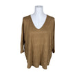Naisten Massimo Dutti - Trikoopaita, koko 38 - Ruskea ()