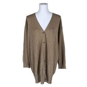 Naisten Lindex - Neuletakki, koko 38 - Beige (1)